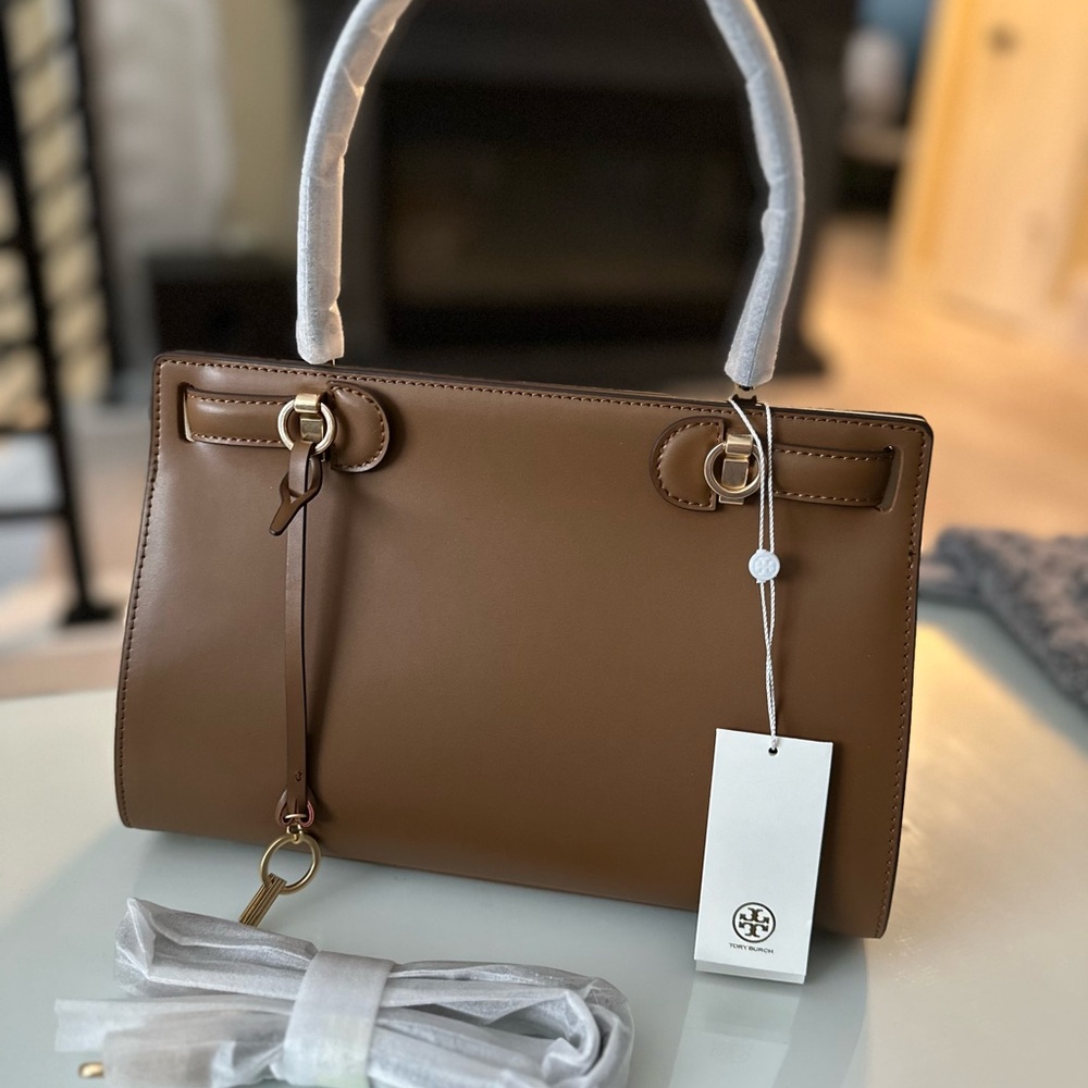 💥BRAND NEW💥 Tory Burch Lee Radziwill Petite Satchel - Picture 6 of 11